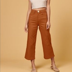 Whimsy and Row Flora Pant. Rust size 25